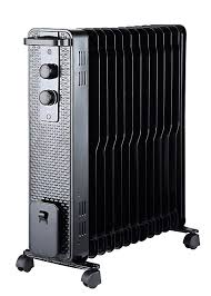 Radiateur électrique fixe standard, léger et robuste, pour locaux techniques. Radiateur Bain D Huile Electrique 3 000 W Noir Castorama