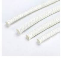 Braided Fiberglass Sleeve High Temperature Glass Fiber Tube Fiberglass  Sleeving, Length 3 Meters Insulation Braid Sleeving, High Temp Fiberglass  ...