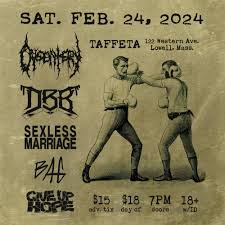 Events | Drive-By Bukkake (DBB) | Worcester, MA USA thrash  grind  death  metal band
