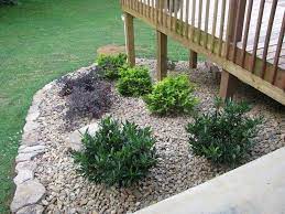 63 Beautiful Front Yard Rock Garden Landscaping Ideas Landscaping Around Deck Landscaping Around Patio Deck Landscaping