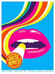 One is a rare promo poster for their debut album, whatever people say i am, that's what i'm not. Arctic Monkeys Portland The Work Of Dan Stiles