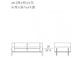 3000 x 2194 jpeg 242 кб. Ago 2 Seater Sofa Giorgetti Milia Shop