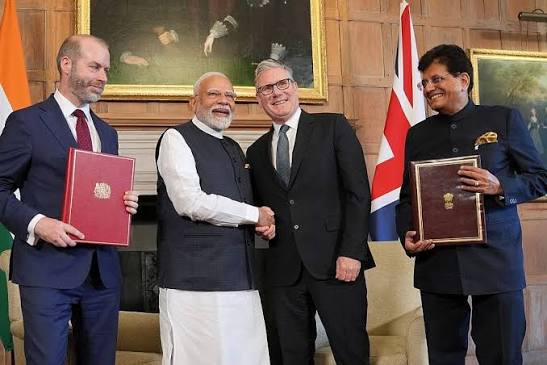India-UK CETA: A landmark step towards India's global economic leadership  🔗: https://ddnews.gov.in/en/india-uk-ceta-a-landmark-step-towards-indias- global-economic-leadership/ #IndiaUKFTA #CETA #GlobalTrade