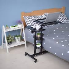 Follure Overbed Table Two Desktops Laptop Cart In 2020 Sofa Side Table Overbed Table Side Table Height