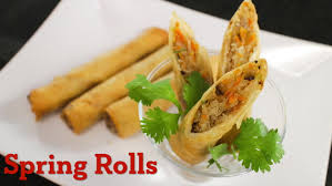 This is yummy and a popular indo chinese snack recipe of veg spring rolls. Crispy Thai Spring Rolls Recipe Video Tutorials