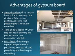 Gypsum board is an interior wall covering made of layers of gypsum and paper. False Ceiling Materials