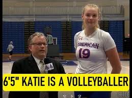 6'5" Katie Putney Is A Volleyballer
