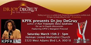Dr Joy Degruy Post Traumatic Slave Syndrome Teach In With Kpfk Holman United Methodist Church