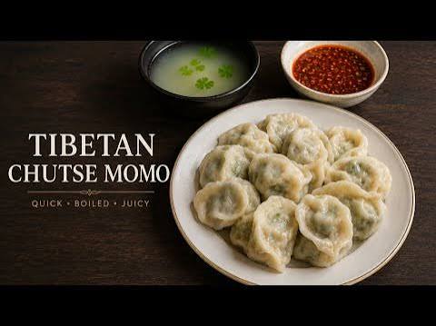 Tibetan Chutse Momo 🥟 | Garlic Chives Dumpling Recipe - YouTube