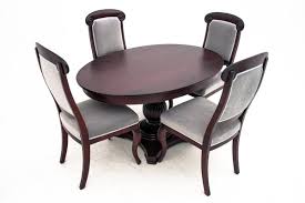 Usually ships within 1 to 2 months. Antique Chippendale Style Dining Table Chairs Set Set Of 5 For Sale At Pamono
