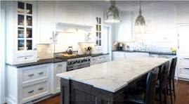 Marble Kitchen Island Top, Leathered Absolute Black Granite Perimeter  Countertop from United States - StoneContact.com