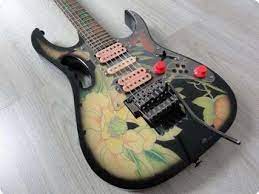 Ibanez jem 77p blue floral pattern. Ibanez Jem 77 Fp Floral Pattern Steve Vai First Year Fp 1988 Floral Pattern Guitar For Sale Rjv Guitars