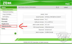 Forgot password to zte zxhn f609 router : Cara Setting Password Administrator Router Zte Zxhn F609 Indihome By Tril21 Blog Tril21
