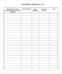 Of course, to meet your business needs you can add or update columns. An Equipment Inventory Template Track The Physical Condition And Financial Status Of Templates Printable Free Inventory Printable Financial Planner Printables