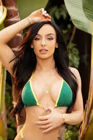 Alyssa Posey in a Green Bikini