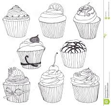 Cupcake Drawing Stock Photos 3 508 Cupcake Drawing Stock Images Stock Photography Pictures Cupcake Drawing Contour Drawing Stock Photography Pictures