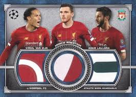 2019/20 champions is written above the logo, with liverpool football club appearing underneath. 2019 20 Topps Museum Collection Uefa Champions League Checklist