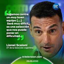 🇦🇷 Lionel Scaloni sostiene que #Ecuador podría "generar complicaciones" a  Argentina 😳 » https://bit.ly/3PcfnnJ