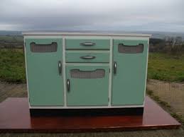 Glass front with ormolu decoration and pretty inlay. 1950s Vintage Retro Kitchen Cupboard Unit Cabinet Ebay Kitchen Cupboards Kitchen Sideboard Steel Kitchen Cabinets