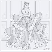 Colortherapy Fashion Coloring Book Coloring Books Barbie Coloring Pages