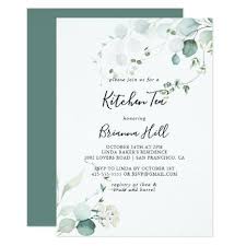 How do you make lanterns for kitchen tea? Summer Green Eucalyptus Kitchen Tea Bridal Shower Invitation Zazzle Com Tea Bridal Shower Invitations Bridal Shower Invitations Simple Bridal Shower