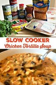 Easy 5 Ingredient Chicken Tortilla Soup A Dash Of Sanity Recipe In 2020 Slow Cooker Chicken Tortilla Soup Chicken Tortilla Soup Easy Crockpot Soup Recipes