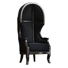 Found It At Wayfair Nadira Black Balloon Chair Accent Chairs Hand Carved Furniture Carved Chairs