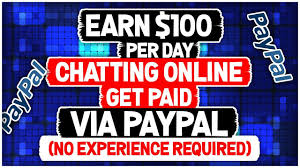 Working from home has become even easier. Earn 100 Per Day Chatting Online Get Paid Via Paypal No Experience Required Youtube
