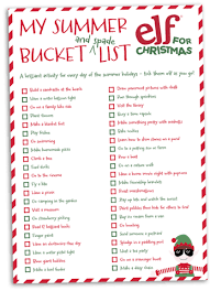 There is just something fun about creating a summer bucket list with the kids. Summer Bucket List Things To Do In The Summer Holidays Elf For Christmas