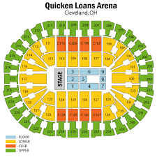 Exhaustive Quicken Arena Seating View Quicken Loans Arena