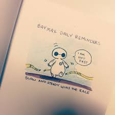 Animals abandoned dog with the word free written on. Baymax Daily Reminders Slow And Steady By Peore On Deviantart