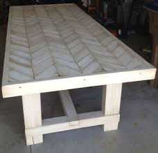 Farmhouse Chevron Table Farmhouse Table Plans Chevron Table Diy Furniture