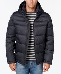 Tommy Hilfiger Men S Classic Hooded Puffer Jacket Mens Jackets Tommy Hilfiger Man Tommy Hilfiger