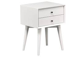 Alton Ecru Night Table White Night Table Black And White Living Room Decor Night Table
