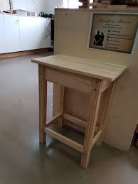 Solid Pine Side Table Class By Clamps N Braces With Images Entryway Tables Home Decor Table