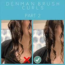 Katie On Instagram Denman Brush Curls Part 2 Faq How Do I Know Which Way To Curl This Applies To These Natural Hair Diy Wavy Hair 2b Denman Brush