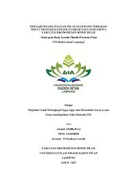 Setelah mendapatkan wahyu pertama dan diangkat sebagai nabi, muhammad saw terlebih bagaimana tidak? Pengaruh Fasilitas Dan Pelayanan Bank Terhadap Minat Transaksi Di Bank Syariah Pada Mahasiswa Fakultas Ekonomi Dan Bisnis Islam Studi Pada Bank Syariah Mandiri Payment Point Uin Raden Intan Lampung Skripsi Raden