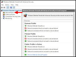 Image result for windows firewall inbound rule