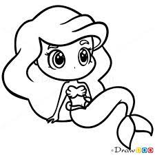 Maybe you would like to learn more about one of these? How To Draw Chibi Ariel Mermaids Disney Princess Coloring Pages Mermaid Drawings Unicorn Coloring Pages