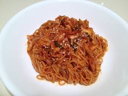 Image result for Korean Spicy Hot Pepper Noodles