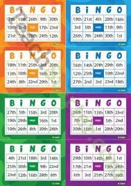 Ordinal Numbers Bingo Cards Ordinal Numbers Number Bingo Ordinal Numbers Activities