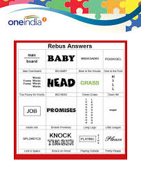 The puzzles listed here not only offer some mental challenges, they are portable! Oneindia News Guess The Meaning Rebus Puzzles Puzzles Fun Brainteasers Rebuspuzzles Facebook