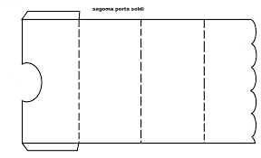 Dopo la stampa, basterà ritagliare i biglietti, ce ne sono due per ogni pagina, e quindi piegarli a metà. Sagome Per Biglietti Porta Soldi Creaconlacarta