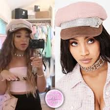 __, 1. @sheinofficial 2 pcs Butterfly Clip-Multicolor ($2.00), 2.  @dollskill Let’s Talk Baker Boy Hat ($30.00), 3. @macys INC Kenjay Black  White Stripe Heels ($42.00), 4. @sheinofficial Contrast Faux ...