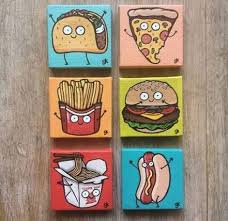 30 Ideas For Painting Cute Art Mini Canvas Art Diy Canvas Art Simple Canvas Paintings