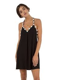 Pitusa Black Pom Pom Dress Pom Pom Dress Pretty Mini Dresses Dresses