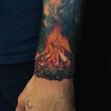 See more ideas about tattoos, tattoos and piercings, cool tattoos. 80 Fire Tattoos For Men Burning Ink Design Ideas