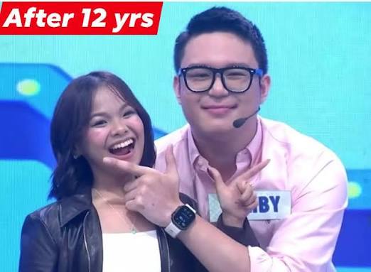 LOOK: Ryzza Mae Dizon and Bimby Aquino shared a warm reunion on the  noontime show Eat Bulaga! this Friday, June 12. The moment was highlighted  in “then and now” photos posted by