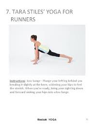So how do you make what's usual into something that's unusually good? Tara Stiles Seasonal Reebok Yoga Sequences Contents 1