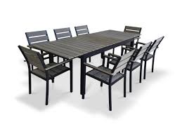 Urban Furnishing S Eco Wood Extendable Outdoor Patio Dining Set Is A Modern Outdoor Patio Dining Outdoor Dining Set Outdoor Dining Furniture Dining Sets Modern